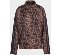 adidas adidas Natural Seasonal Essentials Leopard Print Woven Overshirt With 3-Stripes