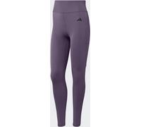 adidas adidas Purple Optime Essentials Stash Pocket Full Length Leggings