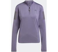 adidas adidas Purple Own The Run 1/2 Zip Sweatshirt