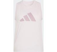 Adidas Train Essentials Big Performance Logo Training Sleeveless T-shirt Violet L Femme