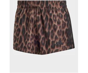 adidas adidas Seasonal Essentials Shorts tissé imprimé léopard avec 3rayures Écru EU 36-38 (UK 8-10)