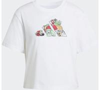 adidas adidas White Food Cropped Loose Graphic T-Shirt