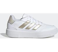 adidas adidas White Gold Courtblock Bold Trainers