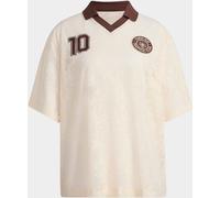 adidas adidas White X Farm Rio Premium Lace Polo Top