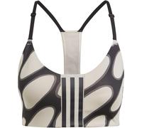 Adidas Adidas X Marimekko Aeroimpact Training Light-Support Bra Womens Black/Lbrown 2XSC Female