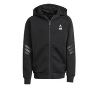 Adidas adidas X Star Wars Mandalorian Sweat à capuche unisexe pour enfant, Noir/fer métallisé, M