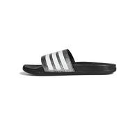 adidas Adilette Comfort Slide Sandal, Black/White/Black, 6 US Unisex Big Kid