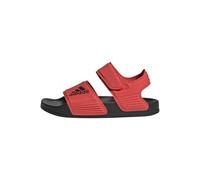 adidas Adilette Sandals TOBOGGANS, Bright Red/Core Black/Core Black, 28 EU