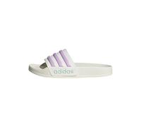 adidas Adilette Shower Slides Kids Sandale Glissante, Off White/Bliss Lilac/Halo Mint, 24 EU