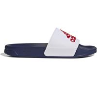 Adidas Adilette Shower Slides Unisex Blanc/Bleu/Rouge 10 (44.7) Unisex