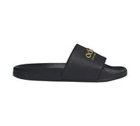 adidas Mixte ADILETTE SHOWER SLIDES, COREBLACK/COREBLACK/MATTEGOLD, 46 EU
