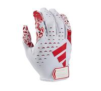 adidas Adizero 13 Moments Gants de football Blanc/rouge Taille XL