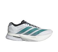 adidas Adizero Boston 13 Chaussures de course pour homme, White Pure Teal Grey, 44 EU