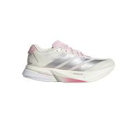 adidas - Adizero Boston 13 - Chaussures running femme Core White / Silver Met. / Clear Pink - 40