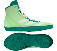 adidas Adizero Chaussures de lutte, vert citron blanc, bleu sarcelle, 40 EU