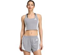 Adidas Crop top de running Adizero Archive Femme Gris M