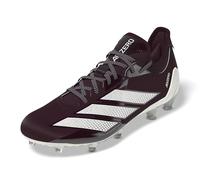 adidas Adizero Electric.1 Baskets de football américain pour homme, Bordeaux équipe/blanc/marron, 42 EU
