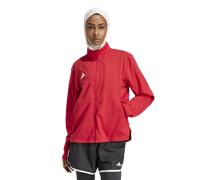 Adidas Adizero Essentials Jacket Rouge M / Regular Femme