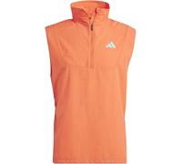 Adidas Adizero Half-Zip Performance Vest Rouge XS Male