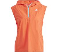 Adidas Adizero Half-Zip Running Vest Womens Rouge 6 (XXS) Female