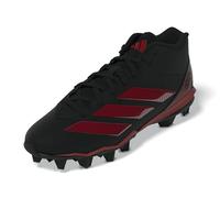 adidas Adizero Impact.2 Baskets de football américain moulées pour homme, Black Team Power Red Black, 46 EU
