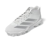 adidas Adizero Impact.2 Baskets de football américain moulées pour homme, Blanc, argenté, blanc métallisé, 49 1/3 EU