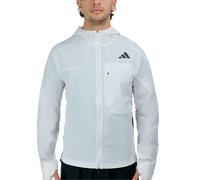 Adidas ADIZERO JKT M Homme Blanc - Vestes coupe-vent et gilets de running hommes L