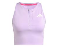 Adidas Adizero Running Gel Pocket Crop Sports Top Violet M Femme