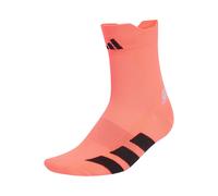 Adidas Chaussettes de running Adizero Quarter Mixte Solar Turbo/noir Taille L