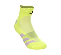 Adidas Chaussettes Adizero Quarter Running Jaune/Lilas Mixte Taille 40-42