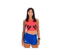 adidas adizero Road to Records Crop top Rouge XS