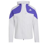 adidas adizero Veste running Hommes - blanc, bleu, Taille L
