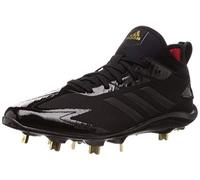adidas Adizero Stabile Pro Low Chaussures de baseball à crampons métalliques, Core Black, 40 EU