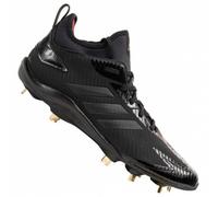 adidas Adizero Stabile Pro Low Chaussures de baseball à crampons métalliques, Core Black, 40 EU