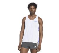 Adidas Adizero Tank Top Homme - T-Shirts, Blanc - Taille XL - Poly Mesh White XL