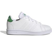 adidas Advantage Lifestyle Court Lace Shoes Chaussures de Tennis, Cloud White/Green/Core Black, 30 EU