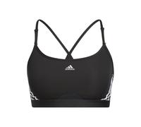 adidas Aeroreact Low-Support 3Stripes Soutien-gorge sport Femmes - noir, Taille XXS