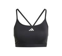 Adidas Brassière de training AeroReact 3 bandes Femme Noir XS