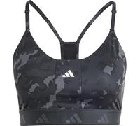 Adidas Aeroreact Training Light-Support Techfit Bra Gris/Carbone XS A-C Female