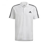 Adidas, Aeroready Essentials Piqué Embroidered Small Logo 3-Stripes, Chemise Polo, Blanc Noir, S, Homme