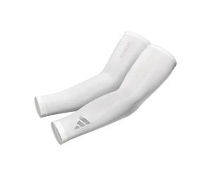 adidas Aeroready Lot de 2 manchons de compression unisexes pour le sport, Blanc., L/XL