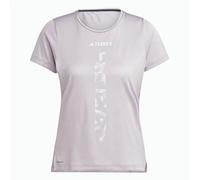 Adidas AGR SHIRT Femme Mauve - Tee-shirts de running femmes S
