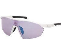Adidas Lunettes de soleil SP0116 Anemos Light S Blanc, verre miroir lilas, photochromique, unisexe