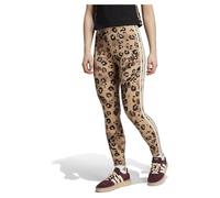 adidas Animal Print 3 Stripes High Waist Leggings L