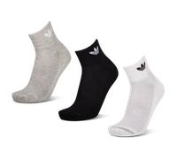 Adidas Ankle 3 Pack Unisexe - Chaussettes, Blanc - Taille 37-39 - Coton White 37-39
