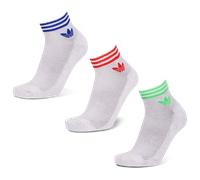 Adidas Ankle 3 Pack Unisexe - Chaussettes, Blanc - Taille 43-45 - Coton White 43-45
