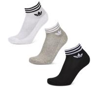 Adidas Ankle 3 Pack Unisexe - Chaussettes, Gris - Taille 40-42 - Coton Grey 40-42
