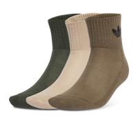 Adidas Ankle 3 Pack Unisexe - Chaussettes, Vert - Taille 40-42 - Coton Green 40-42