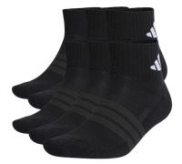 adidas Ankle 6 Pack Chaussettes L Noir