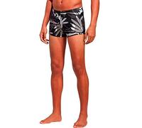 adidas AOP Floral Box Maillot de Bain de compétition, Noir/Blanc, XS Homme